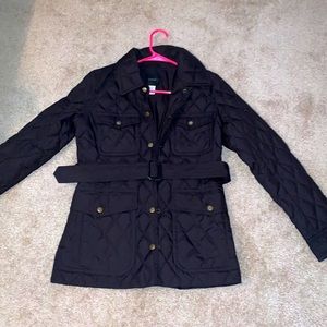 J. Crew belted puffer jacket, S